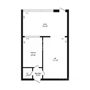 Продается 2-комн. квартира, 50,6 м²