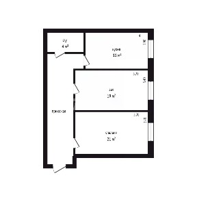 Продается 2-комн. квартира, 75 м²