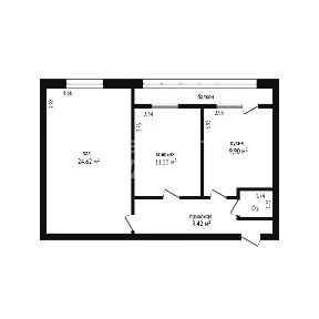 Продается 2-комн. квартира, 72,8 м²