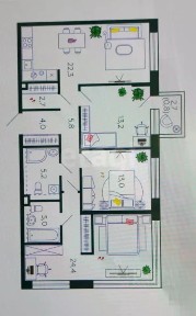 Сдается 3-комн. квартира, 100 м²