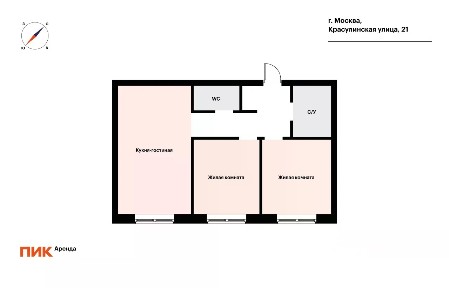 Сдается 3-комн. квартира, 58 м²