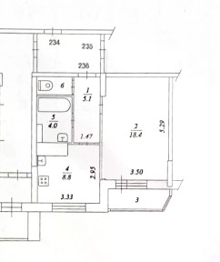 Продается 1-комн. квартира, 38 м²