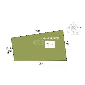 Продается 1-этажный дом, 123,5 м²