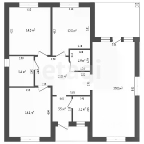 Продается 1-этажный дом, 120 м²