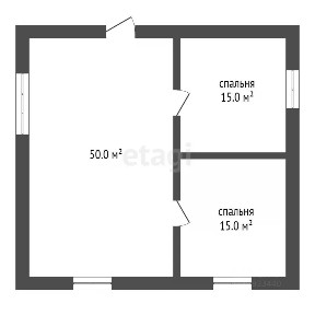 Продается 1-этажный дом, 80 м²