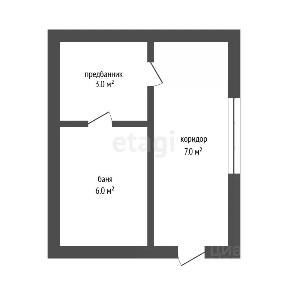 Продается 1-этажный дом, 16 м²