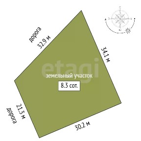 Продается участок, 8,27 сот.