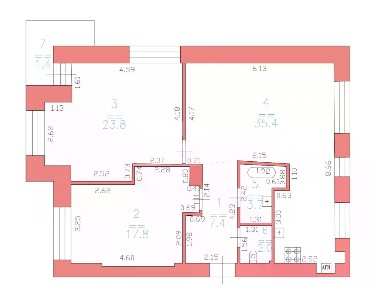 Продается 3-комн. квартира, 92 м²