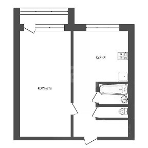 Сдается 1-комн. квартира, 30,8 м²
