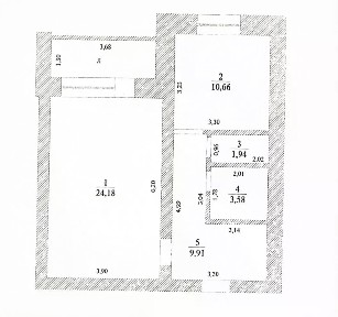 Продается 1-комн. квартира, 50,3 м²