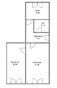 Продается 2-комн. квартира, 35,7 м²