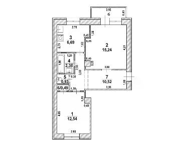 Продается 2-комн. квартира, 48,8 м²