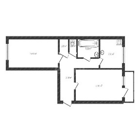 Продается 2-комн. квартира, 60,4 м²