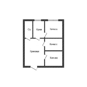 Продается 3-комн. квартира, 45,6 м²