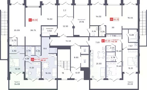 Продается 2-комн. квартира, 86,17 м²