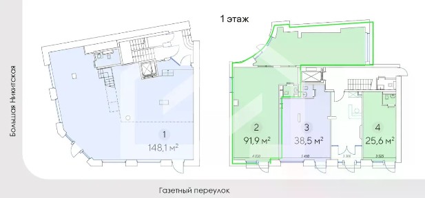 Продается помещение свободного назначения, 91,9 м²