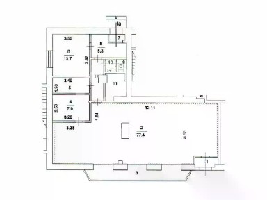 Продается торговая площадь, 132 м²