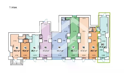 Продается помещение свободного назначения, 41,6 м²