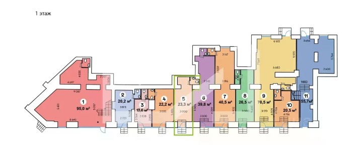 Продается помещение свободного назначения, 23,3 м²