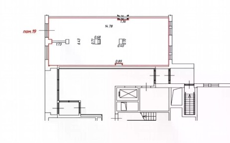 Продается торговая площадь, 92 м²