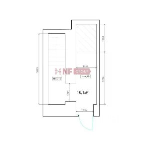 Продается торговая площадь, 16,1 м²