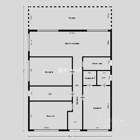 Продается 1-этажный дом, 180 м²