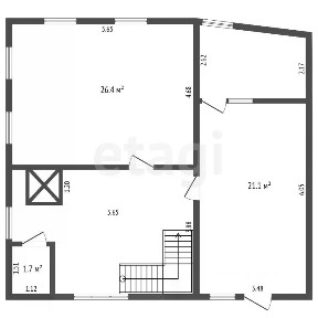 Продается 2-этажный дом, 116,3 м²