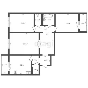 Продается 3-комн. квартира, 91 м²