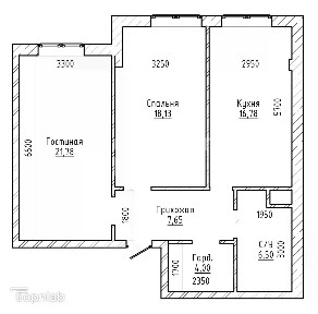 Продается 2-комн. квартира, 76 м²