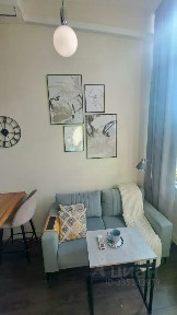 Продаются апартаменты свободной планировки, 34 м²