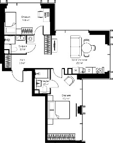 Продается 2-комн. квартира, 60,3 м²