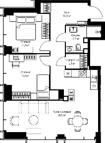 Продается 2-комн. квартира, 70,5 м²