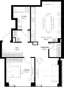 Продается 1-комн. квартира, 77,8 м²