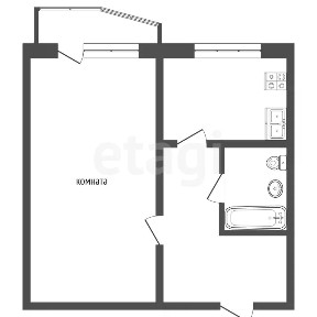 Продается 1-комн. квартира, 38,8 м²