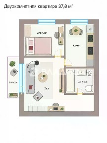 Продается 2-комн. квартира, 37,5 м²