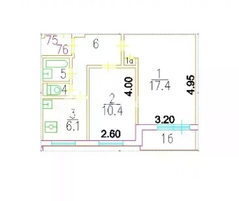 Продается 2-комн. квартира, 47 м²