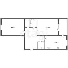 Продается 2-комн. квартира, 70 м²