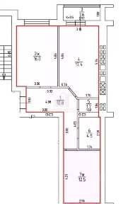Продается 2-комн. квартира, 65 м²