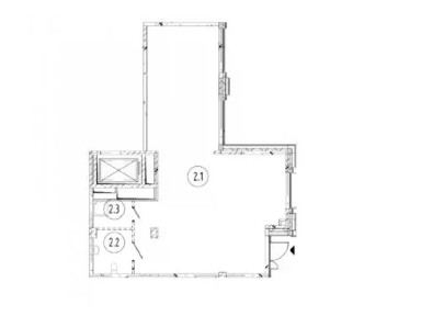 Сдается торговая площадь, 95,9 м²