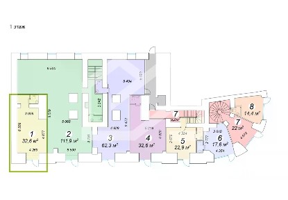 Сдается торговая площадь, 32,6 м²