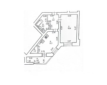 Продается 1-комн. квартира, 46,9 м²