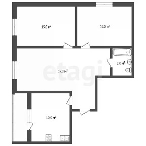 Продается 3-комн. квартира, 77,8 м²