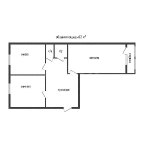 Продается 2-комн. квартира, 55 м²