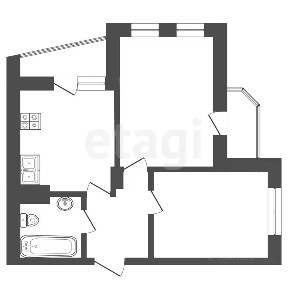 Продается 2-комн. квартира, 58,8 м²