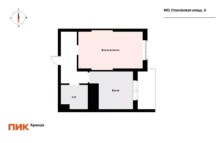 Сдается 1-комн. квартира, 36,6 м²
