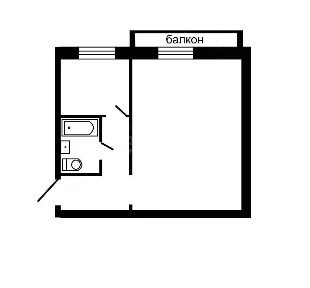 Продается 1-комн. квартира, 32,5 м²