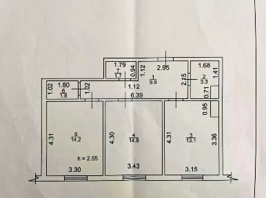Продается 2-комн. квартира, 58,8 м²