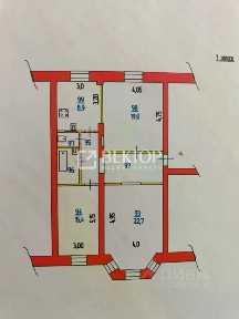 Продается 3-комн. квартира, 84 м²