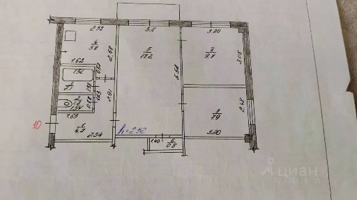 Продается 3-комн. квартира, 50,2 м²