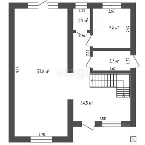 Продается 2-этажный дом, 120 м²